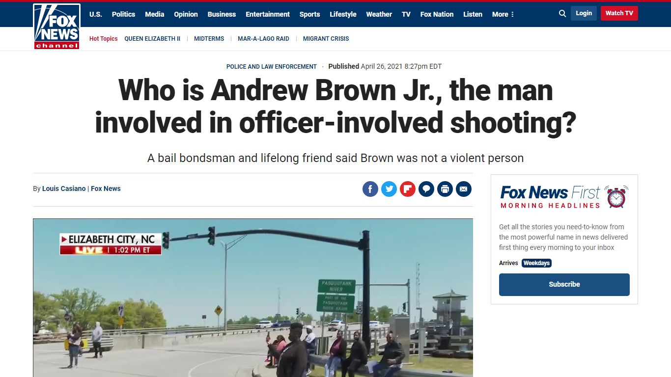 Who is Andrew Brown Jr., the man involved in officer-involved shooting ...